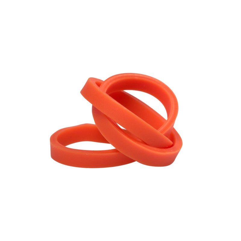 JAM Paper أشرطة مطاطية ملونة من JAM PAPER - الحجم 33 - أشرطة مطاطية برتقالية - 100/عبوة - Image 4